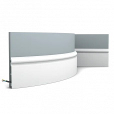 Плинтус гибкий Orac Decor SX138F Полиуретан 2000*138*15 мм