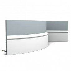 Плинтус гибкий Orac Decor SX118F Contour Полиуретан 2000*138*18 мм