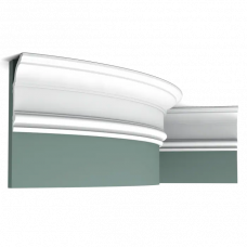 Карниз гибкий Orac Decor C339F Полиуретан 2000*141*64 мм