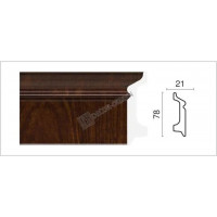 Плинтус широкий 1221-2 Decor Dizayn